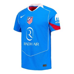 Camisa ATLETICO DE MADRID AZUL Terceira Camisa 2025/2026